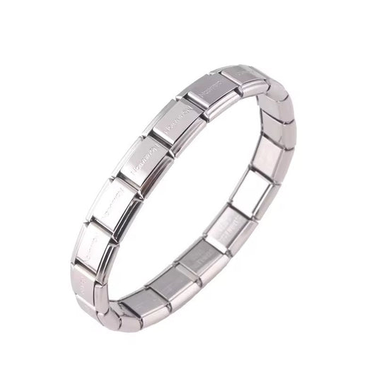 Combo Of 2 Men Bracelet  Metal + Black